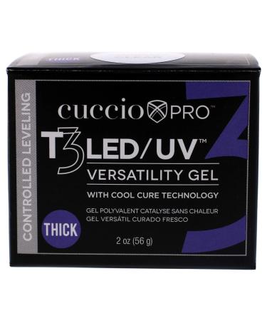 Cuccio T3 LED/UV Leveling Gel 56g - Thick Viscosity Transparent Nail Gel for Perfect Finish | International Shipping - Buy Online on GoSupps.com