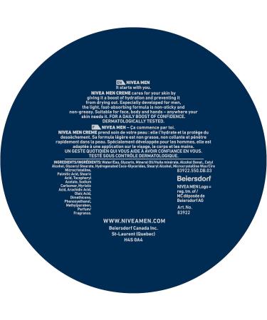 NIVEA Men Cream 75Ml - Buy Online on GoSupps.com