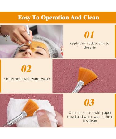 6-Piece Soft Face Mask Applicator Brush Set Cosmetic Tools for Women & Girls Perfect for Peeling Masks & Makeup - Buy Online on GoSupps.com