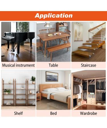 Furniture Markers Touch Up Set - 17-Piece Repair Kit with 8 Colors Wax Sticks & Sharpener for Stains & Scratches - Perfect for Wood Floors Tables & Bedposts | International Shipping Available - Buy Online on GoSupps.com