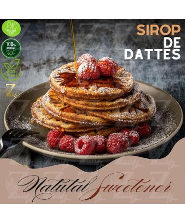 Medjoul Date Syrup from Morocco 100% Pure & Natural Sugar Free Date Syrup Vegan Friendly Coffee Syrup 350g - Buy Online on GoSupps.com