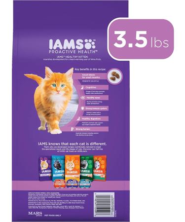 IAMS Proactive Health Kitten Dry Cat Food Chicken Recipe 3.5 lb - Pack of 1 - Buy Online on GoSupps.com