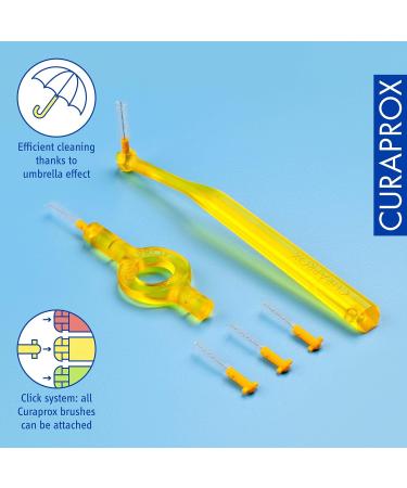 Curaprox Interdental Brush Set CPS 09 Prime Start - 5 Brushes 0.9mm Yellow - Effective Dental Care for Healthy Teeth - Buy Online on GoSupps.com