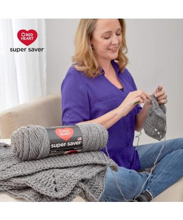 Red Heart Super Saver Light Sage Yarn - 3 Pack, 198g/7oz, Acrylic, 4 Medium, 364 Yards - Knitting/Crochet Solid Color - Buy Online on GoSupps.com