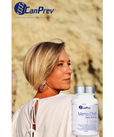CanPrev - Meno Chill Fast-Acting for Women 60 v-caps - Helps Support Healthy Mood Balance During Menopause - Helps to Relieve Restlessness and Nervousness - Buy Online on GoSupps.com