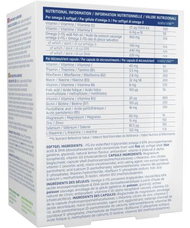 MindCare Balance Calming Supplement with Magnesium, L-Theanine, Omega-3 & B-Vitamins - 60 Capsules - Buy Online on GoSupps.com