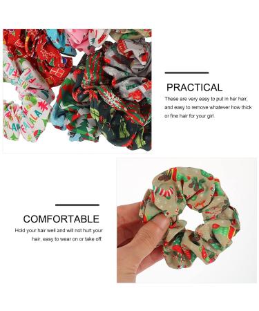 12-Piece Christmas Hair Band Set | Elastic Holiday Hair Ties & Accessories for Women & Girls - Buy Online on GoSupps.com
