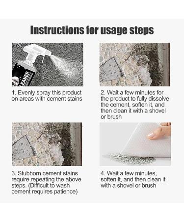 Oil Stain Cleaner | Stain Remover 500ml Concrete Oil Eliminator No Scrubbing Outdoor Multipurpose Instant Oil Removal Cleaner For Cleans Grime Dirt & Petroleum - Buy Online on GoSupps.com