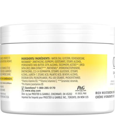 Olay Complete + Rich Moisturizing Cream Fragrance-Free 3-in-1 Hydrating Face Cream for Dry Skin with Vitamin B3 Vitamin E and Ceramides 251 mL 251 ml (Pack of 1) - Buy Online on GoSupps.com