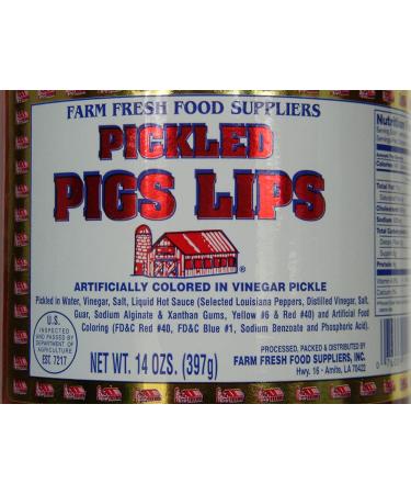Farm Fresh Pickled Pigs Lips 14 Oz - High-Quality Food Suppliers - Buy Online on GoSupps.com