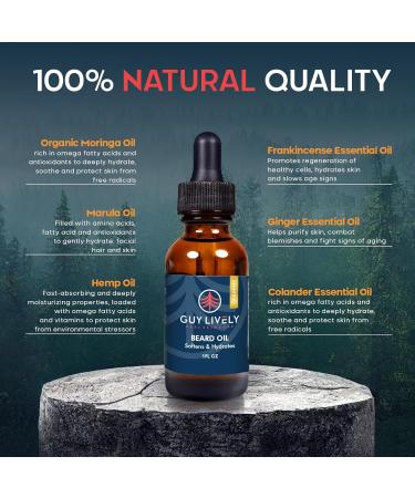 Premium Natural Beard Oil for Men | Vegan Moisturizer & Conditioner | Handcrafted Beard Care Products Made in USA - Buy Online on GoSupps.com