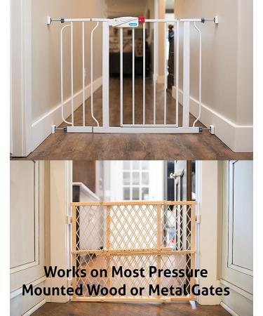 Wall Nanny Mini - Smallest Baby Gate Wall Protector (Made in USA) Protect Walls & Doorways from Pet & Dog Gates - for Child Pressure Mounted Stair Safety Gate - 4 Pack White - Buy Online on GoSupps.com