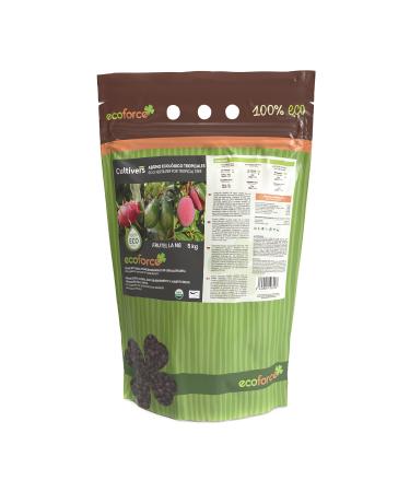 CULTIVERS organic tropical tree fertilizer 5 kg. Fertilizer for avocado mango lychee pitahaya papaya and guava.