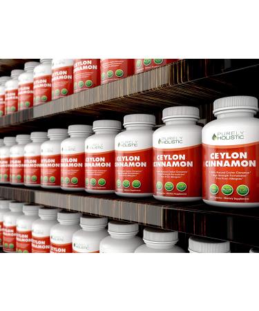 1500mg Ceylon Cinnamon Capsules - 150 Vegetarian Capsules - True Sri Lanka Ceylon Cinnamon Supplement for Vegan - 75 Day Supply - Buy Online on GoSupps.com