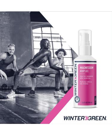 Wintergreen Magnesium Body Gel - 3.4 Fl Oz Pure Magnesium Oil & Arnica Oil | Pack of 1 - Buy Online on GoSupps.com