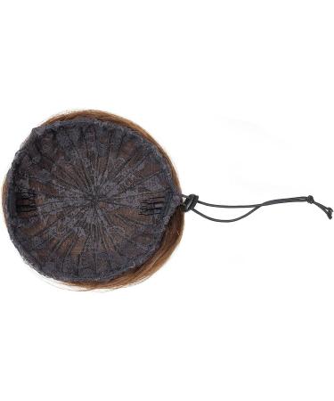 Real Hair Scrunchies for Women Human Hair Buns Updo Hairpieces #4 Medium Brown (30g) - Buy Online on GoSupps.com