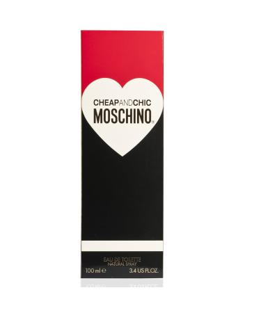 Cheap & Chic by Moschino Eau De Toilette Spray 3.4 oz Floral Sandalwood Vanilla 1 Count (Pack of 1) - Buy Online on GoSupps.com