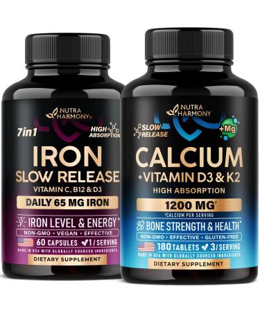 Iron Capsules & Calcium Tablets