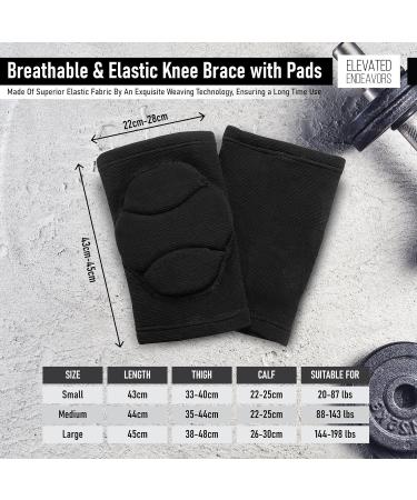 Buy Premium Foam Padded Knee Brace for Sports | Gym Yoga Basketball Volleyball - Comfortable Compression Support - Buy Online on GoSupps.com