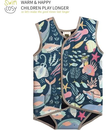 Swim Cosy UPF50 Neoprene Wetsuit Vest for Baby/Toddler - Unicorns Dinosaurs Ducks XL 2-3 Years - Buy Online on GoSupps.com
