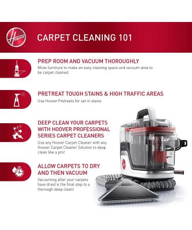 Hoover CleanSlate Plus Carpet & Upholstery Spot Cleaner - Stain Remover FH14050 (White) - Buy Online on GoSupps.com