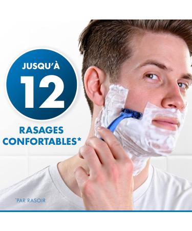 Gillette Sensor3 Comfort Disposable Razors for Men with Lubricating Strip Pack of 8+4 - Buy Online on GoSupps.com