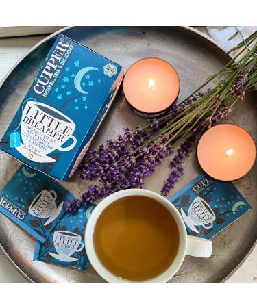 Cupper Organic Herbal Tea - Little Dreamer with Chamomile Lemon Balm & Lavender - 20 Pieces (30g) - International Shipping - Buy Online on GoSupps.com