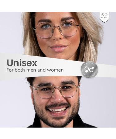 Buy LC Eyewear Blow Light Filter Glasses for Men & Women - Super Light Anti-Fatigue Computer & Gaming Goggles - Prescription-Free Zilver - Buy Online on GoSupps.com