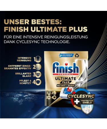 Buy Finish Power All in 1 Dishwasher Tabs (Phosphate-Free) - 110 Count Savings Pack - Powerful Powerball Against Stubborn Grease - International Shipping - Buy Online on GoSupps.com