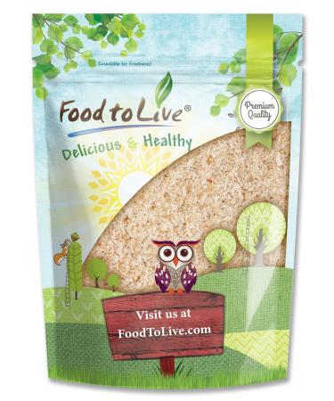 Food to Live - Whole Psyllium Husks 12 Ounces - Pure Psyllium Husk Flakes Unflavored Keto Vegan Bulk. Great Source of Soluble Insoluble Fiber. Goes Great with Water Smoothies Juice 12 Ounce (Pack of 1)