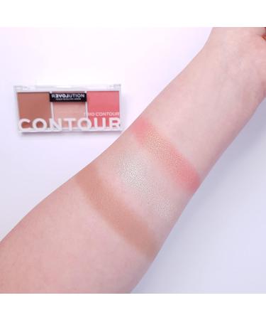Revolution Relove Contour Palette - Trio Contour Palette - Sugar | Shop Internationally for Flawless Contouring - Buy Online on GoSupps.com
