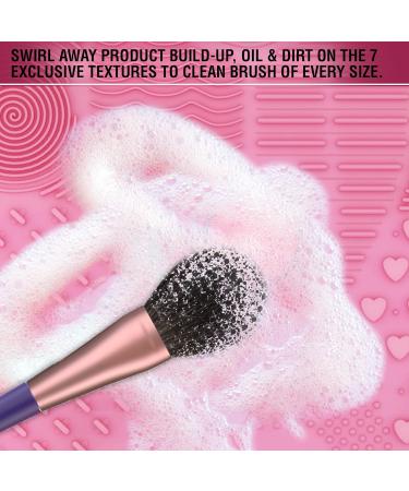 EDMIRE Silicone Makeup Brush Cleaner Pad with Suction Cups - Cleans Eyeshadows, Foundations, Blush, Highlighters - Buy Online on GoSupps.com