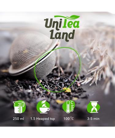 Black Tea Earl Gray Leaf Organic UniTea Land 100 grams - Buy Online on GoSupps.com