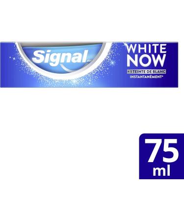 Signal White Now Whitening Toothpaste 75ml - Extra Shine Clinically Proven Color Corrector for Bright Teeth | International Shipping Available - Buy Online on GoSupps.com