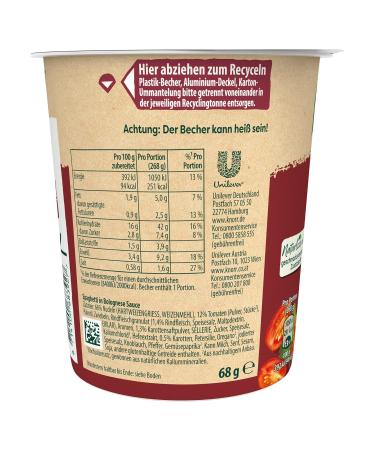 Buy Knorr Pasta Snack Pot Bolognese - Delicious Instant Noodles Ready in 5 Minutes - 8x68g | Fast International Shipping - Buy Online on GoSupps.com