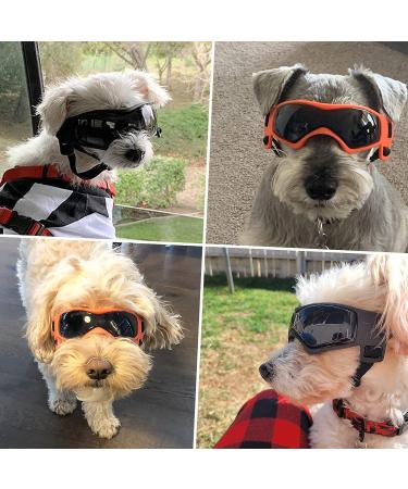 NAMSAN Medium Dog Goggles | Anti-UV Glare Sunglasses for Small to Medium Dogs | Adjustable Motorcycle Glasses for Doggy Eye Protection - Buy Online on GoSupps.com