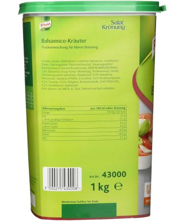 Buy Knorr Salad Crown Balsamic Dressing 1kg - Easy Prep Versatile Salad Sauce for International Shipping - Buy Online on GoSupps.com