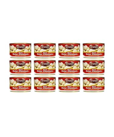 Dynasty Whole Water Chestnuts - 12 Pack (96oz) | Premium Quality, Ready-to-Use - Buy Online on GoSupps.com