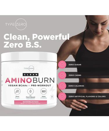 AminoBurn - Vegan Amino Acids Energy Pre Workout Drink for Women/Men (Watermelon) Sugar-Free Energy Drink Powder & Amino Acids Supplement - Natural Preworkout Energy and Fat Burner Weight Loss Drink Watermelon Rush 30 Servâ¦ - Buy Online on GoSupps.com