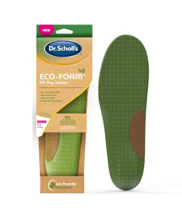 Dr. Scholl's Eco-Foam Insoles for Women Shoe Inserts Made with Sustainable and Recycled Material Women's 6-10