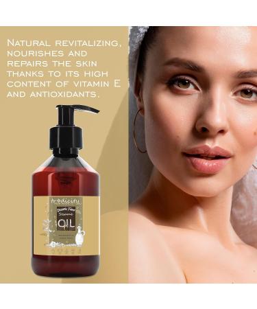 100% Pure Organic Cold-Pressed Sesame Oil | Vegan & Gluten-Free | Non-Toxic Massage Oil & Skin/Hair Care | 250 ml - Neutral Smell No Greasy Residues - Buy Online on GoSupps.com