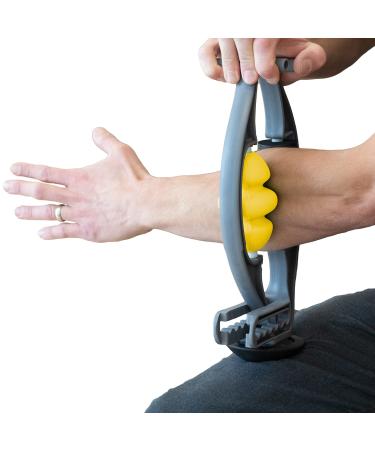 Rolflex Arm & Leg Massager - Forearm & Calf Roller - Tennis & Golfer's Elbow, Carpal Tunnel, Tendonitis, Wrist, Hand, Calf, Foot, & Thigh Relief - Trigger Point - Active & Myofascial Release