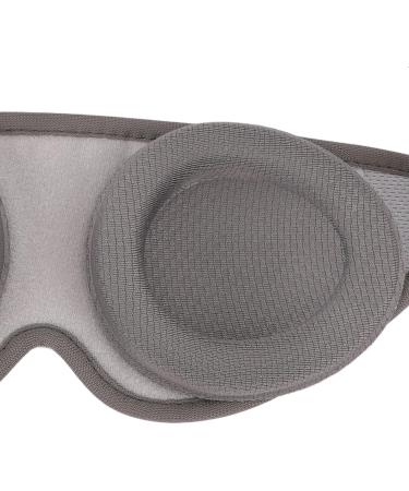 3D Contoured Sleeping Eye Cover Block Out Light Comfortable Breathable V-Shaped Nose Design for Meditation Traveling Napping with Wide Eye Space Relieves Headaches - Buy Online on GoSupps.com