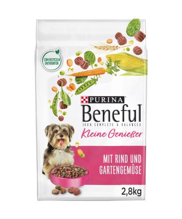 Beneful Kleine Genießer Small Breed Dry Dog Food with Beef (4 x 2.8 kg) Pack of 4