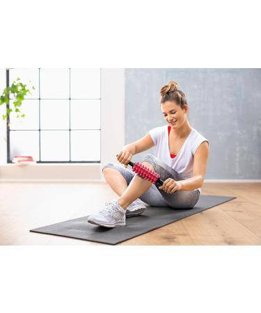 Fascia Massage Roller 2-in-1 | 40cm Length | Special Print | Trigger & Split Design for Effective Massage & Training - Buy Online on GoSupps.com