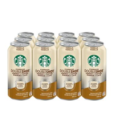 Starbucks Double Shot Vanilla 444 mL Cans 12 Pack Vanilla Vanilla