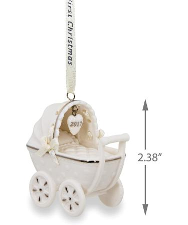 Hallmark Keepsake 2017 Baby's First Christmas Porcelain Ornament - Dated Holiday Decoration - Buy Online on GoSupps.com