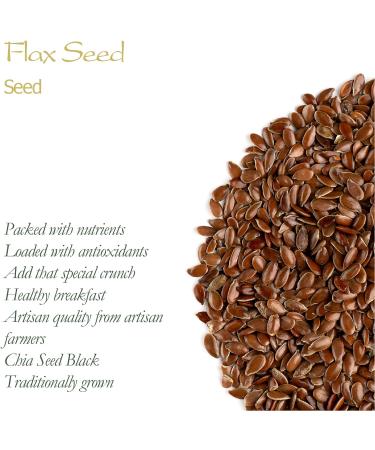 Whole Flax Seeds Organic Flaxseed - Culinairy Grade Flax Seed - Linseed - Linseeds Flaxseeds Whole Flaxseed Linseed Seeds Flex Seed Flaxseed Organic Whole Flazseed Flaxeed Seeds of Flax - Buy Online on GoSupps.com