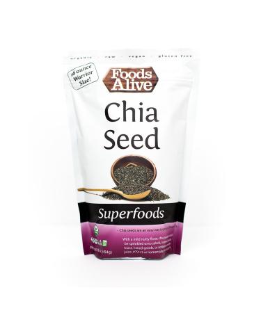 Foods Alive Superfoods Organic Chia Seed 16 oz (454 g)