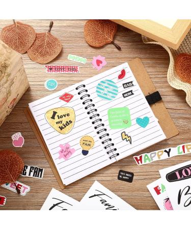 500pc Family Friend Theme Scrapbooking Sticker Decals - Waterproof Vinyl Memories Stickers for Album Embellishment (Family Theme) - Buy Online on GoSupps.com